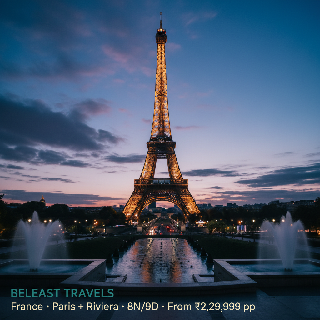 France Paris + French Riviera 8N/9D