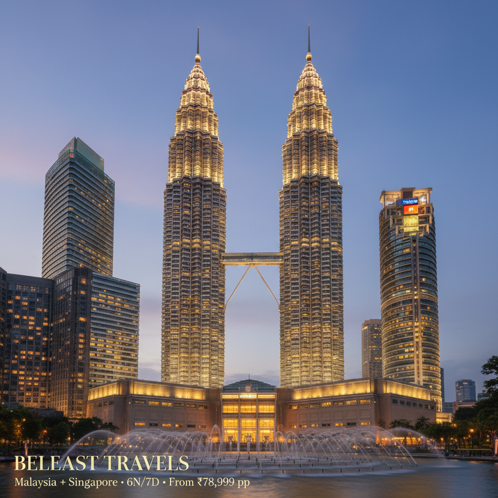 Malaysia + Singapore Twin City 6N/7D