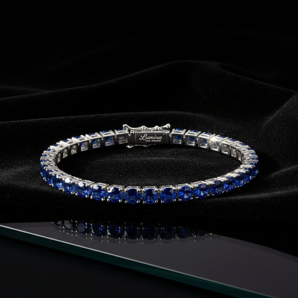 Sapphire Tennis Bracelet