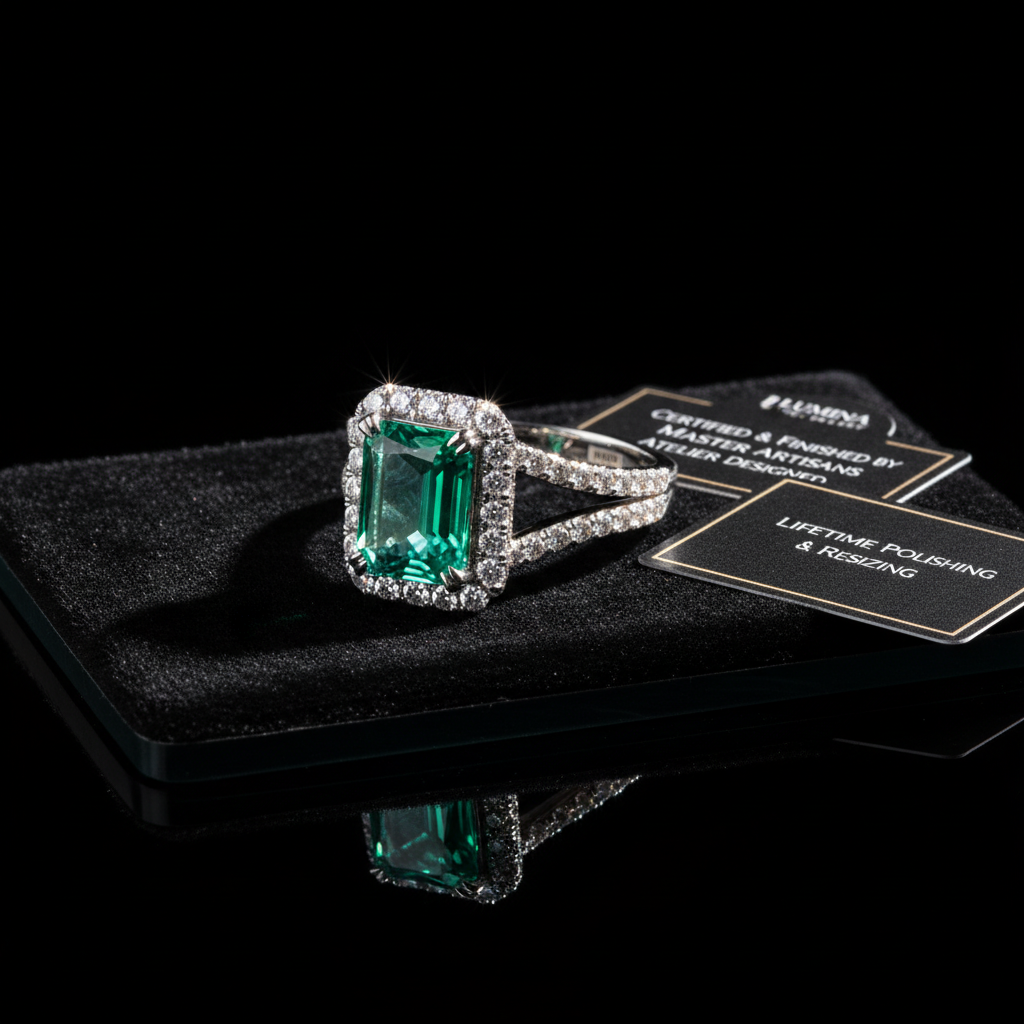 Emerald Statement RingV