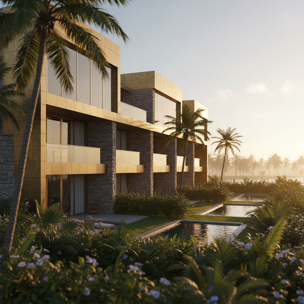 2 BHK Garden Villa · Coastal Modern · 1340 sqft