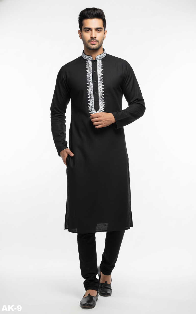 Armani Kardana Gala AK-9 — Diamond Leaf Floral Kurta